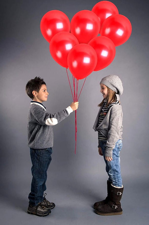 Set de 50 de baloane roșii petrecere de nuntă