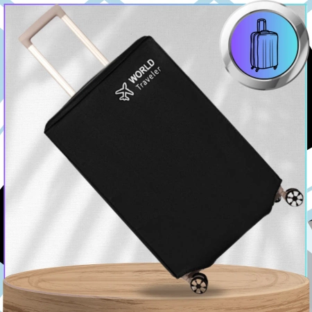 Husa de protectie pentru valiza de voiaj pentru bagaje neagra