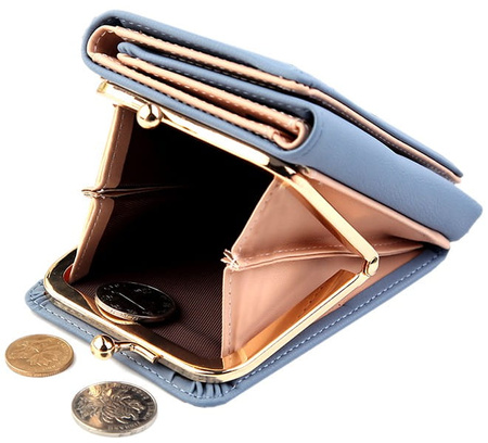 Portofel elegant din piele retro poseta medie