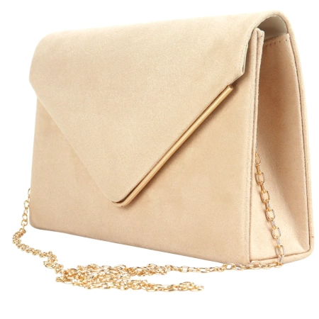 Geantă de umăr elegantă de seară pentru femei din piele întoarsă