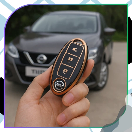 Husă din silicon pentru cheie POKROWIEC Nissan Tiida X-Trail Qashqai Juke