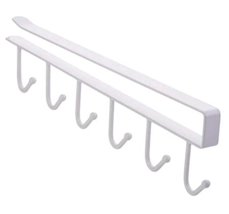 Cârlige 6pcs sub dulap suport ustensile de bucătărie rack
