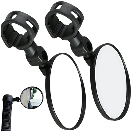 Oglinzi de bicicletă 2pcs vedere din spate 360 oglindă pivotantă pentru bicicletă circulară