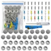 Kit reparatie captuseala auto 60 buc Nituri gri