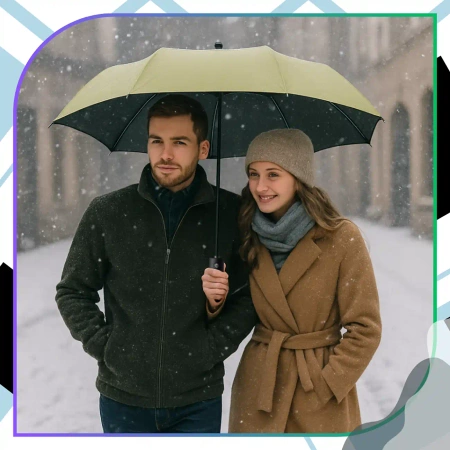 Umbrelă pliabilă automată Umbrelă automată VERDE ANTI-UV