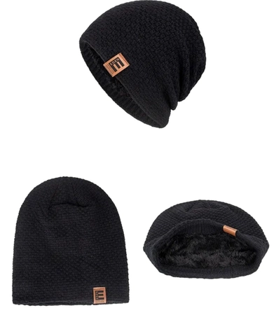 Pălărie unisex, caldă de iarnă, izolată, cu blană