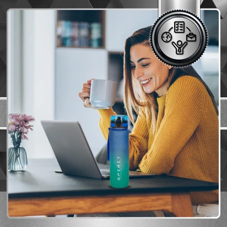 TRESSARI PC BPA Free running sticla 1000ml Sticla de apa sport