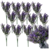 Flori artificiale violet 12buc lavandă buchet decorativ