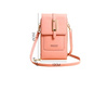 Geanta messenger roz, clutch