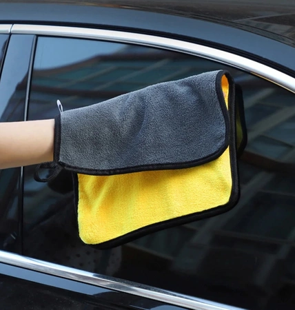 Set prosoape din 3 prosoape auto din microfibra pentru curatare si uscare