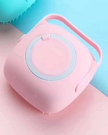 Gel de gel din silicon cu dozator, roz