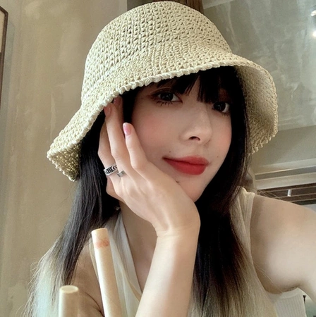 PĂLĂRIE DE PESCUIT CU GALEȚĂ Pălărie de plajă pentru femei