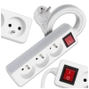 Prelungitor 3 prize GRUNDIG 1,5 m cu întrerupător