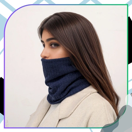 Eșarfă încălzitoare pentru gât de iarnă, eșarfă pentru bărbați și femei