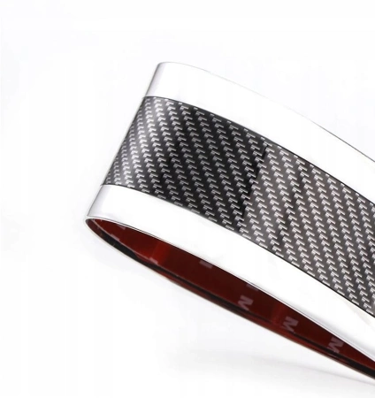 Buza bara de protectie universala 5cm 1m negru de fum pentru tuning