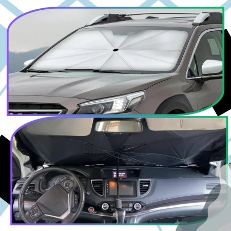 Parasolar auto pentru parbriz 125x65 cm