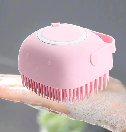 Gel de gel din silicon cu dozator, roz