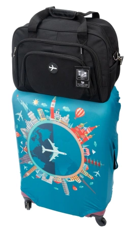 BAD&BAGS geanta de voiaj business pentru bagaj de mana avion neagra