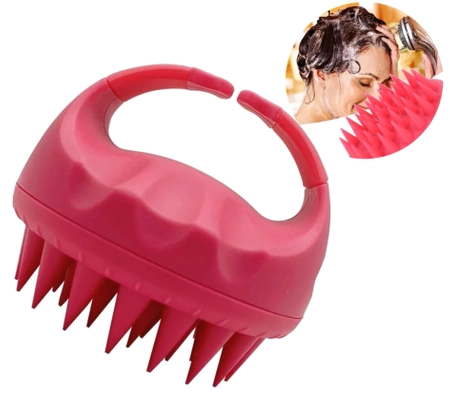 Perie pentru scalp pentru spalarea pieptenelor din silicon de masaj