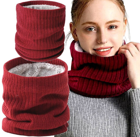 Încălzitor pentru gât, eșarfă de iarnă izolată
