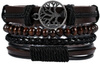 Set bratari piele, set PIELE PUNK