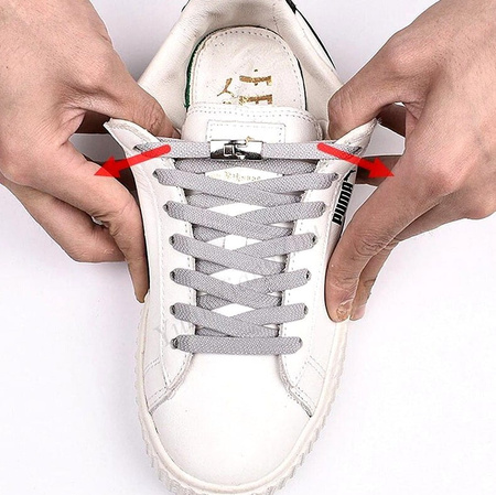 Sireturi fara cravate, elastic, carlig de cauciuc