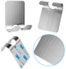 Set cârlig de baie 3pc argint autoadeziv