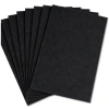 Foi decorative din fetru negru 30x30cm set de 10