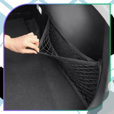 Plasă portbagaj auto 40x25cm cu velcro elastic 2 buc