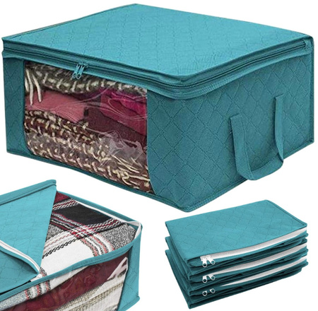 Geanta organizatoare pentru garderoba pentru lenjerie de pat si haine