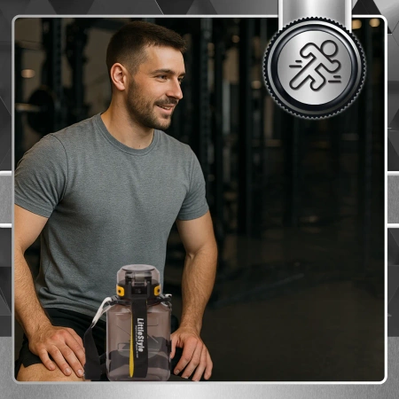 Sticla TRESSARI, sticla sport pentru alergat, 920 ml BPA FREE, pentru apa TRITAN