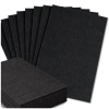 Foi decorative din fetru negru 30x30cm set de 10