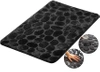 Covoraș absorbant anti-alunecare pentru baie, negru, moale
