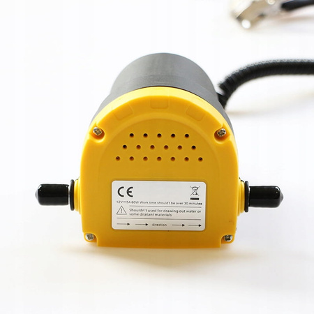 Pompa de ulei portabila 12V, pentru motorina, extractor cu furtun, 60W