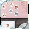 Autocolante pe rola 500 buc. animale colorate DIY pentru copii