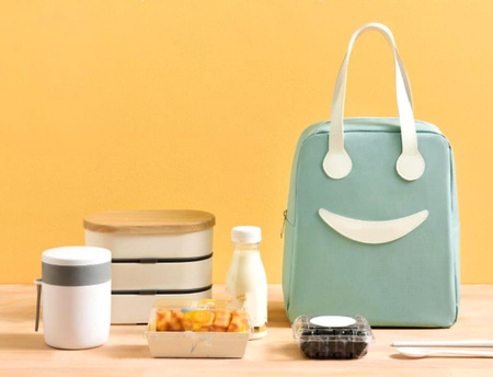 Geanta termica Lunch BOX pentru mancare, menta