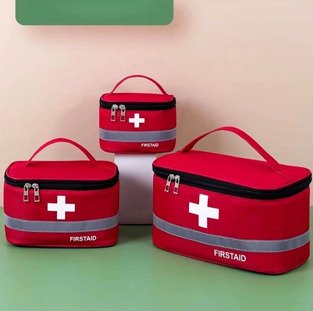 Trusa de prim ajutor, 3 buc, set medical, organizator medicamente de calatorie