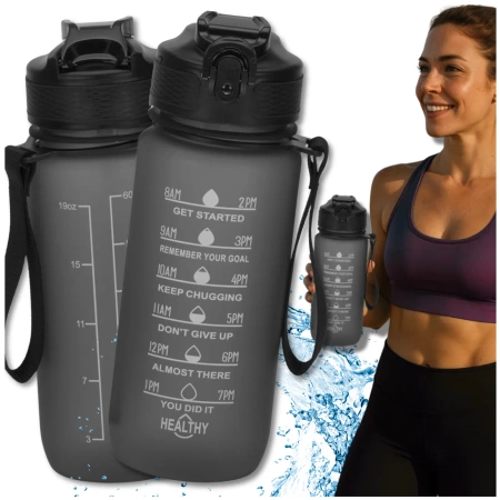 Sticla sport Tritan fara BPA, sticla de apa TRESSARI rezistenta de 600 ml