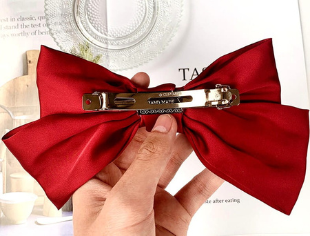 Ac de păr cu fundă mare, fundă pentru păr