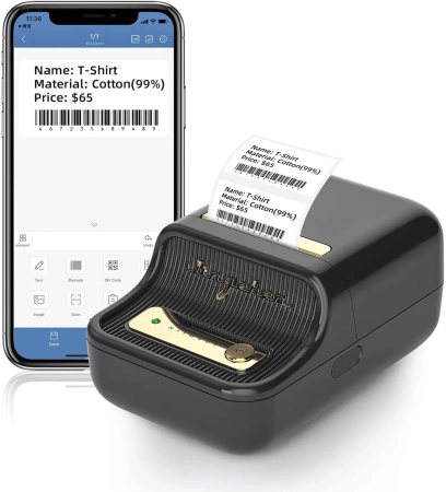 Autocolante Bluetooth pentru imprimantă termică NIIMBOT B21 cu carcasă