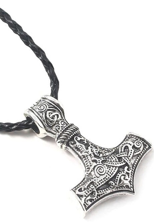 Colier Silver Hammer pentru bărbați THOR MJOLNIR CELTIC