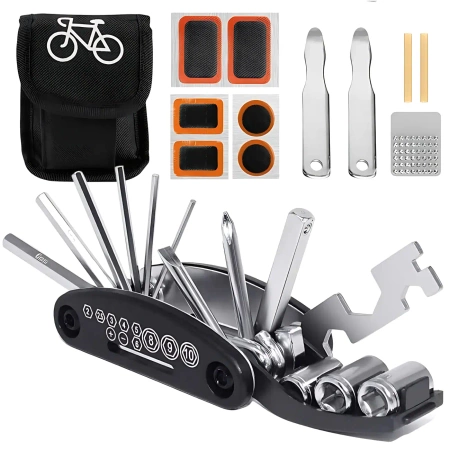 Kit reparatie biciclete multitool patchs travel