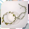 Coroană albă Bentita pentru împărtășanie Flori Trandafiri Stil Boho