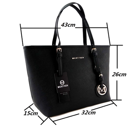 Geanta de umar mare de dama din piele pandantive A4 incapatoare