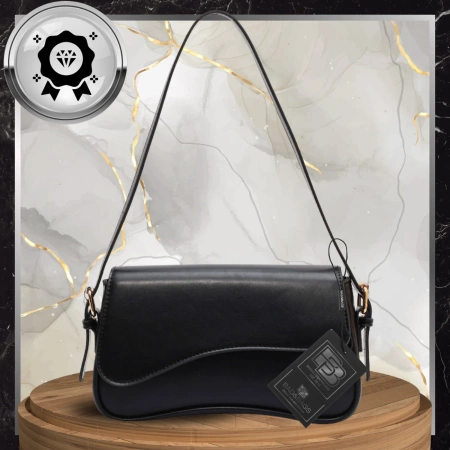 BAD&BAGS geanta de dama piele neagra mica eleganta