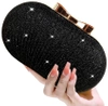 Geantă de umăr elegantă de damă cu sclipici, cu cochilie