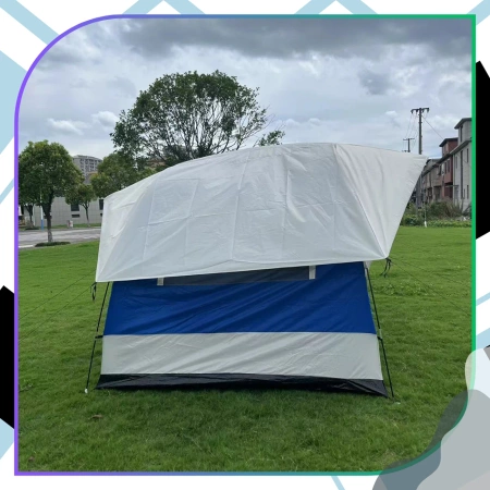 Cort mașină spate impermeabil pentru 4 persoane 250x250x200 cm