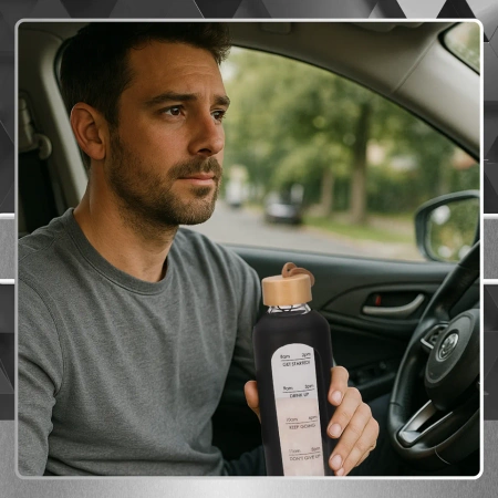 Sticla 1000ml, sticla sport TRESSARI pentru alergat, sticla solida