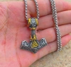 Colier bărbătesc Hammer of THOR MJOLNIR, oțel