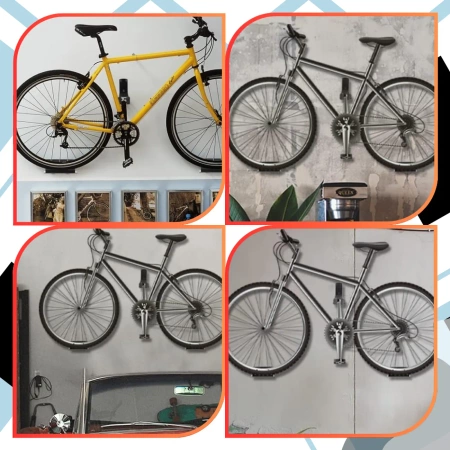 Suport pentru biciclete + suport pentru roata Suport de perete MAX 30kg